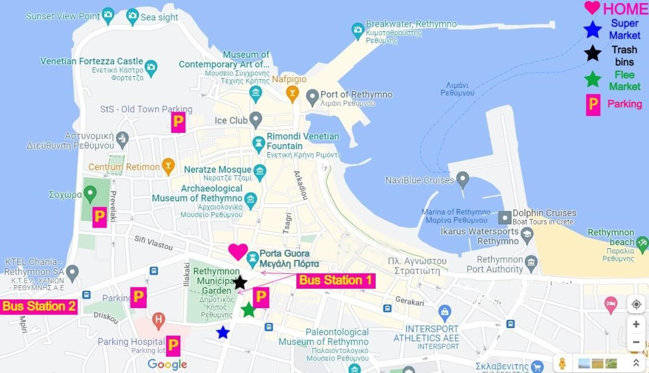 Thyme Brand New 1Bd Apart In The Heart Of Rethymno Luaran gambar